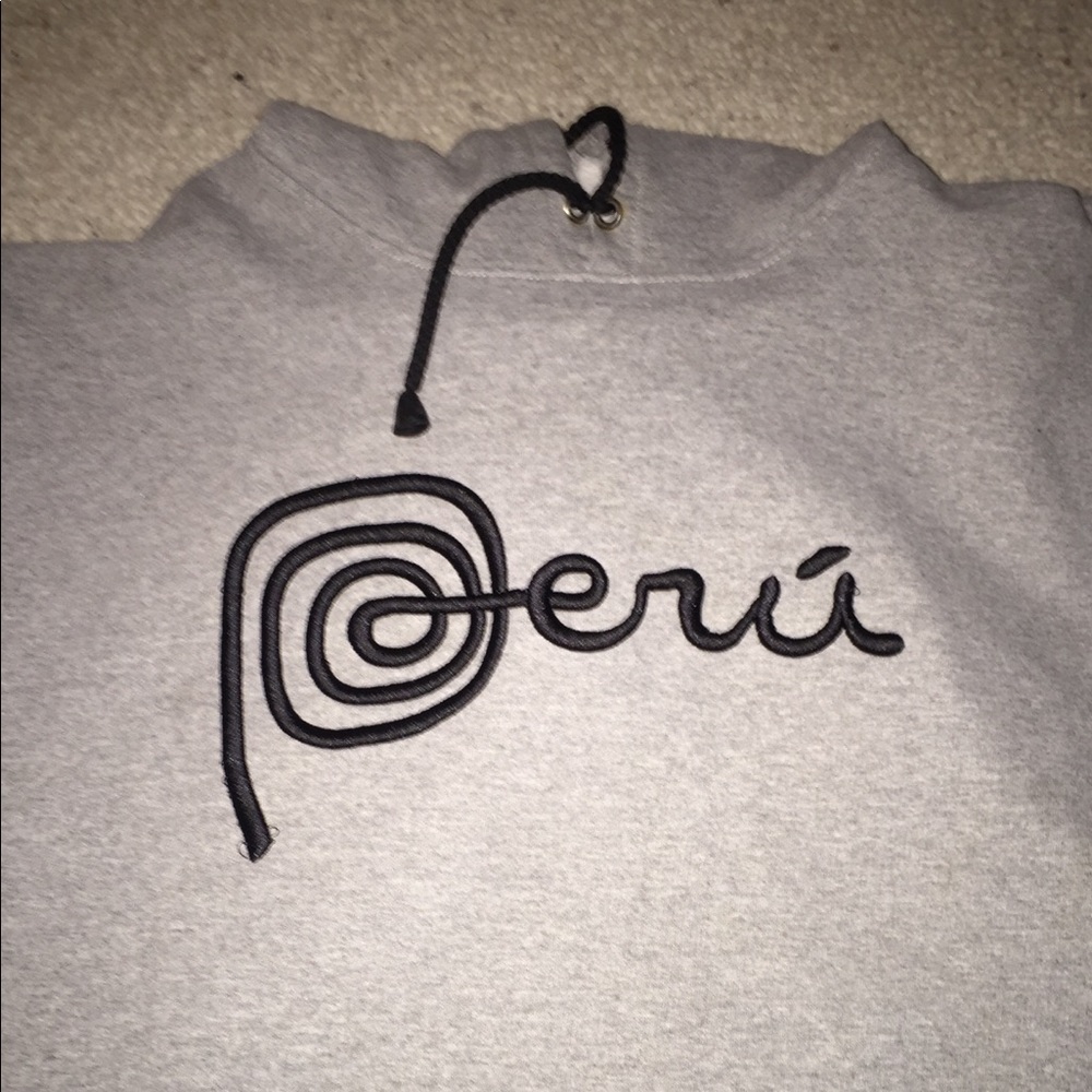 Grey peri hoodie
